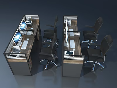 Modern Kitchen Interior Design With Hinged Door And Wooden Cabinetry 3d model