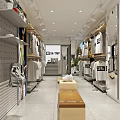 Clothing Store Clothing Display Rack Clothing Props Clothing Display Shelf Display Shelf Display Props Display Cabinet Display Stand Display Cabinet Display Stand 3d model