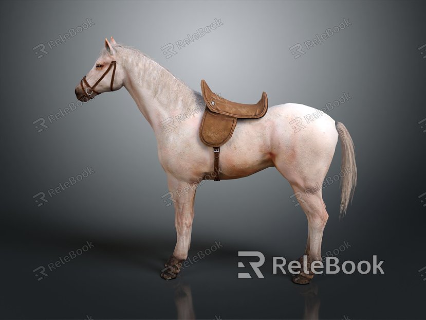 modern horse harness big horse mustang model