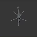 Modern White Helicopter With Large Rotors Sleek Body And Detailed Windows Design