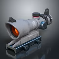 Infrared Steiner Laser Pistol Light Source Firearm Sight Firearm Device 3d model