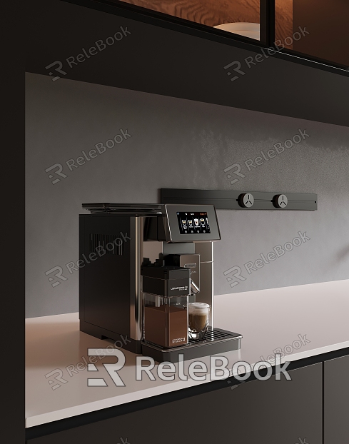 Coffee Machine Metal Stainless Steel Coffee Bean Appliances model