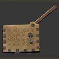 Wooden Music Box With Engraved Message Heart Patterns And Hand Crank Mechanism