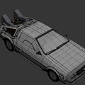 DeLonin DMC12 Car 3d model