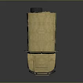 Tan Colored Military Off Road Vehicle With Rugged Design And Large Tires