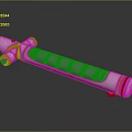 Crossbow Mechanical Crossbow Shift Bow and Arrow Shoot Far Equipment Weapons High-tech Crossbow 3d model