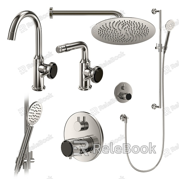 Modern faucet rain shower faucet combination model