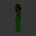 Christmas Wreath Holiday Decoration With Red Bow Pine Cones Green Foliage And Lights