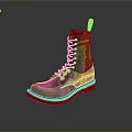Durable Black Dr. Martens Boots with Brown Sole Black Laces and Yellow Heel Tag