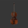 Violin Cartoon Violin Animation Violin Instrument String Western Instrument 3d model