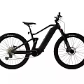 Electric Mountain Bike With Black Frame And Large Off Road Tires For Trail Adventures