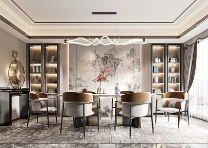 New Chinese Restaurant 3d model