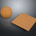 Natural Textured Handcrafted Wooden Stone Sphere And Square Slab Decor Items