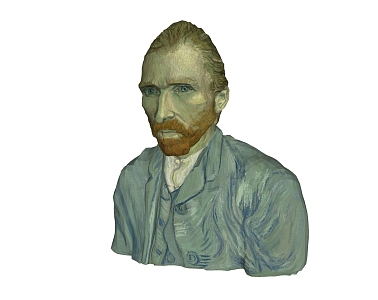 Modern Van Gogh Painting Van Gogh 3d model