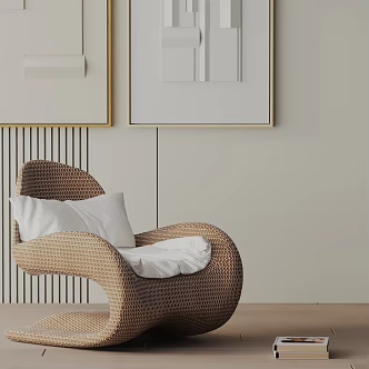 modern leisure chair 3d model