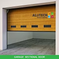 Alutech Garage Sectional Door System With White Panel And Modern Design