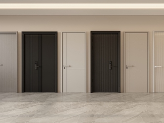 Modern door 3d model