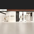 Stylish Modern Clothing Store Interior Featuring Mannequins Clothing Displays And Bright Lighting