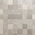Modern Floor Tiles Featuring Patterned Squares And Striped Textures In Gray Tones 3d model