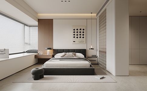 Italian Master Bedroom 3d model