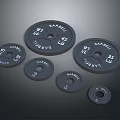 Durable Barbell Plates With Various Weight Sizes For Fitness Training Equipment