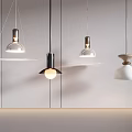 Modern Pendant Lights with Contemporary Designs Black White Metal Shades in Minimalist Setting