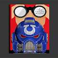 Colorful Books Displayed With Red Car And Blue Robot Helmet Decorative Bookends