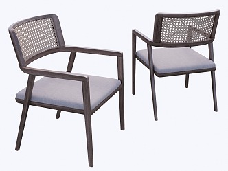 New Chinese Style Outdoor Sofa Sitting Stool 3d model