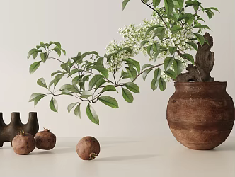 Modern ornaments combination 3d model