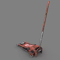 Red Heavy Duty Automotive Floor Jack Tool For Car Repair And Maintenance