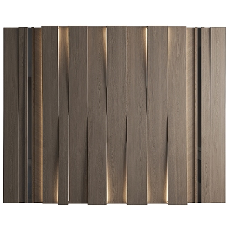 Modern wall panel wall trim panel 3d model