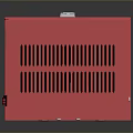 SANSIN SVC 1000W Voltage Stabilizer With Red Casing And Meter Control Panel