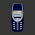 Nokia Classic Mobile Phone With Blue Color Keypad Design Directly From