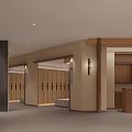 Modern SPA Sauna Space With Wooden Wall And Towel Storage