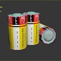 High Performance AA Alkaline Batteries For Household Supplies With Silver Yellow Red Design