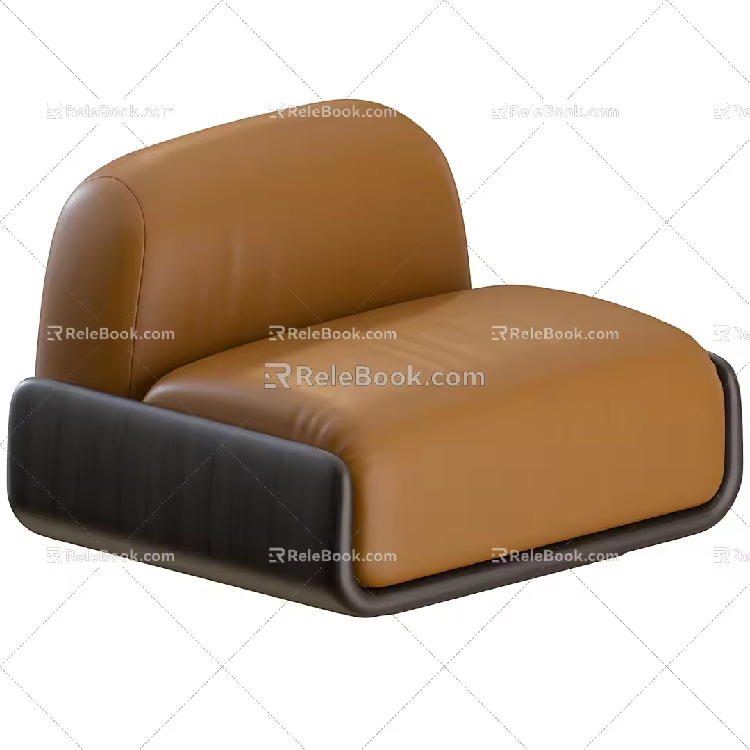 Modern Single Sofa 3d model