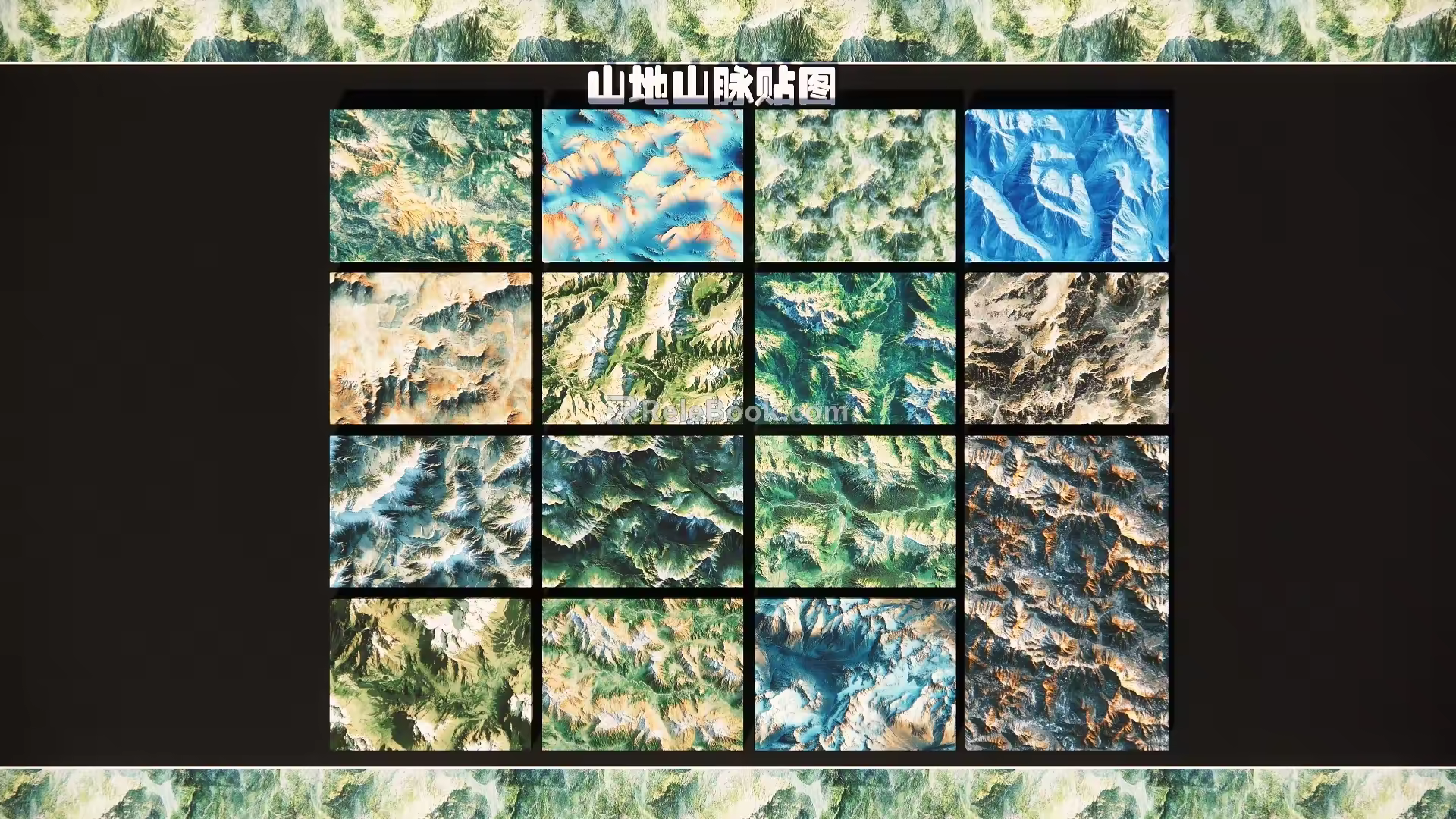 Mountain Hill Texture 3d model