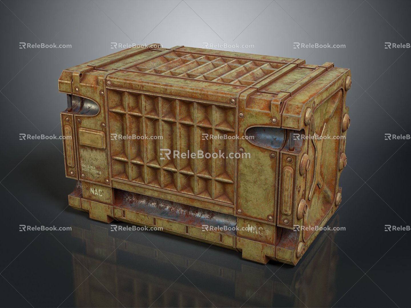 Science Fiction Box Science Fiction Box Military Box Password Box Military Supplies Science Fiction Supplies Science Fiction Password Box 3d model