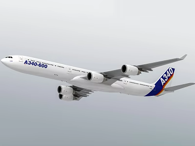 Airbus A330 800 Commercial Aircraft With White Body And Blue Orange Tail Livery Flying 3d model