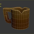 Cup Container Game Item 3d model