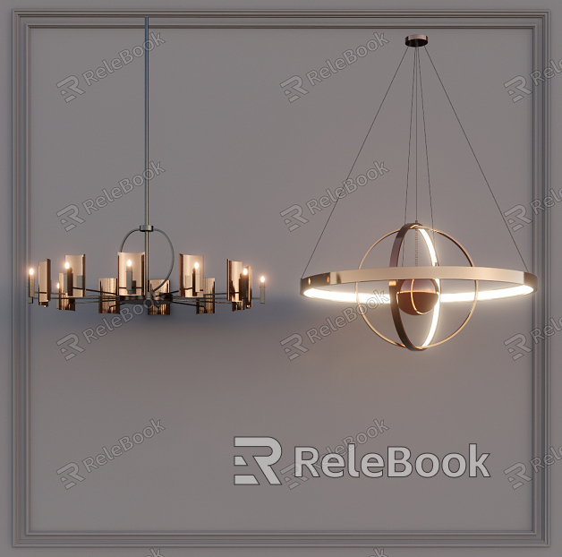 Modern chandelier chandelier combination model