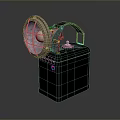 Searchlight Spotlight Stage Lighting Stage Lighting Equipment Lighting Lamp Photo Car Lighting Equipment 3d model