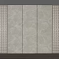 Modern Luxury Bedroom Accent Wall With Cream White Textured Design And Lattice Decor
