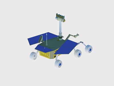 Modern satellite car 3d model Modern satellite car 3d model