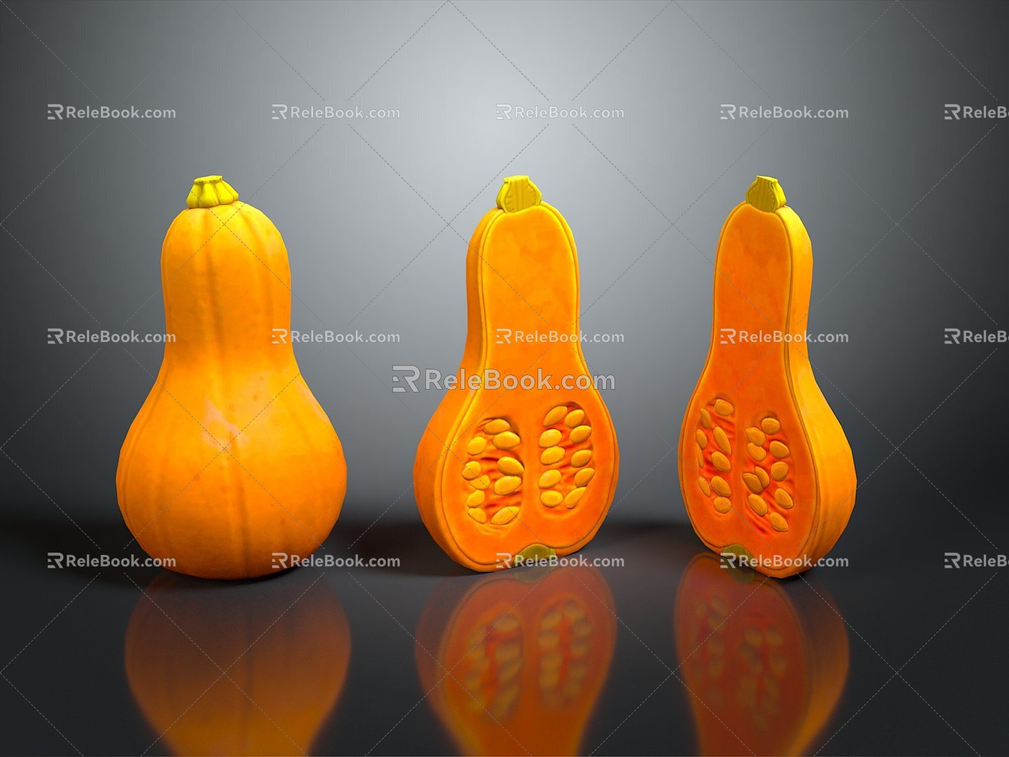 Pumpkin Pumpkin Cartoon Pumpkin Anime Pumpkin Style Pumpkin Fantasy Style Pumpkin Vegetable 3d model