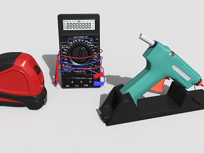 Modern multimeter glue gun circle ruler tool multimeter hot glue gun circle ruler tool model