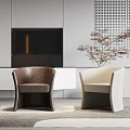 Modern Single Sofa Chair 3d model