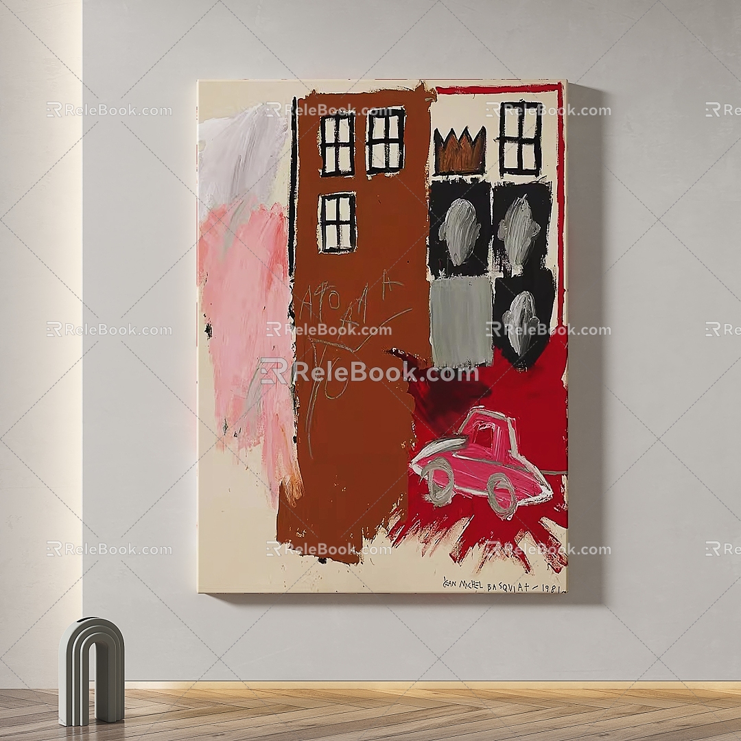 Simple abstract decorative painting model