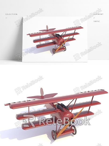 Modern Fighter Propeller Aircraft Fighter model