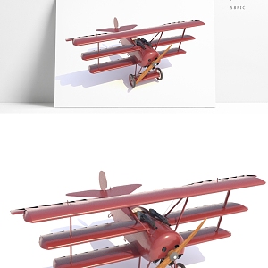 Modern Fighter Propeller Aircraft Fighter 3d model